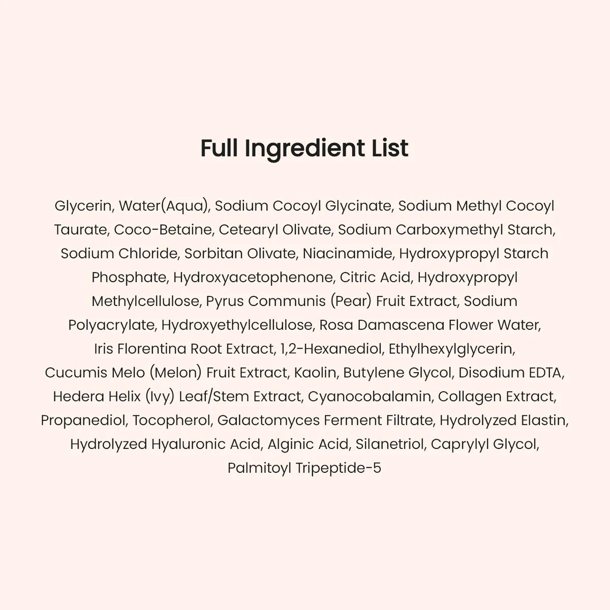 Collagen Mask to Foam Cleanser